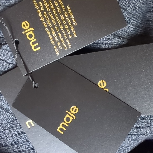 Maje Sweater Dress NWT Size 8 - Picture 5 of 5